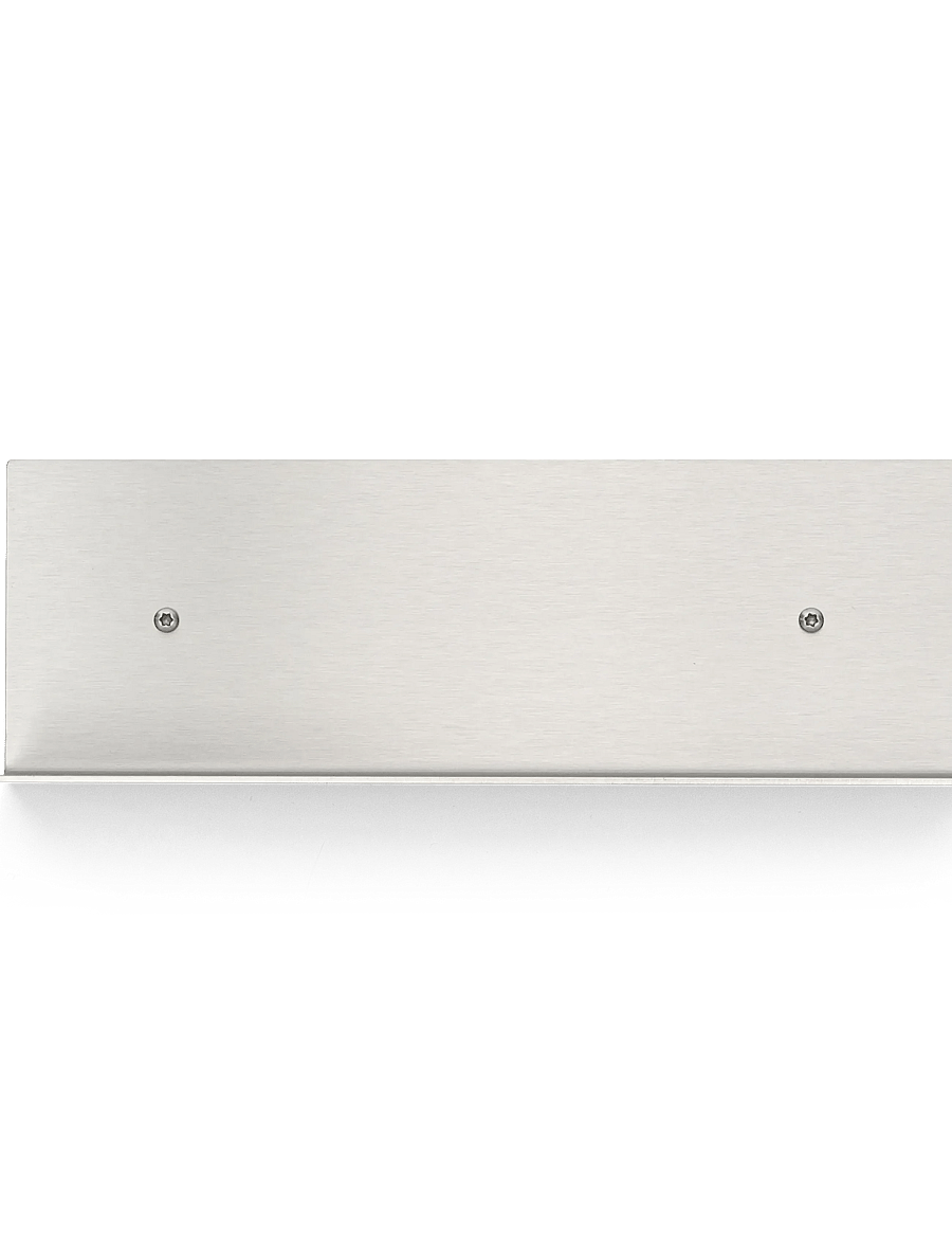 Nichba Design - Shelf 30cm - Brushed Stainless - badezimmerverwahrung - brushed stainless steel - 0