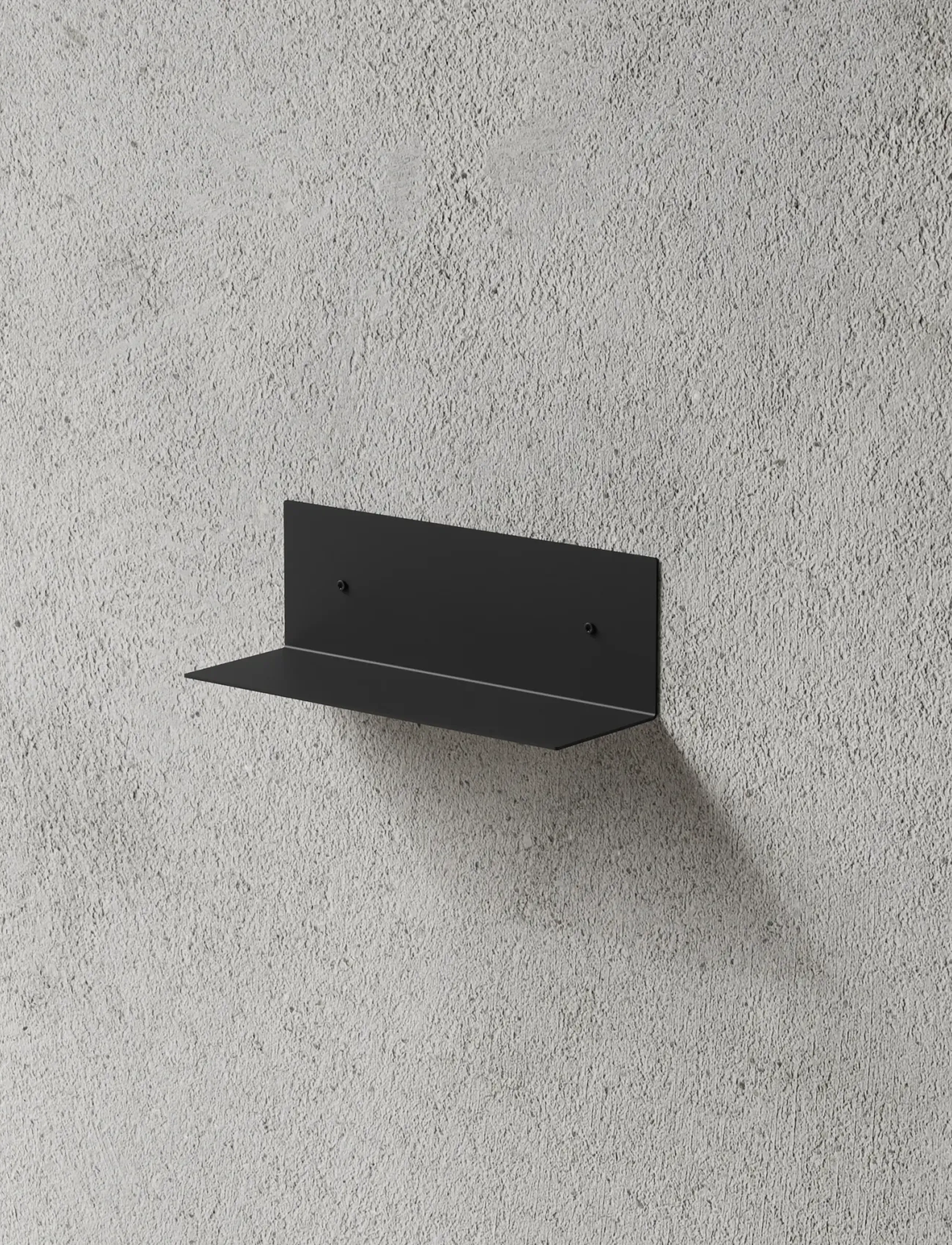 Nichba Design Shelf 30Cm Black, One Size, Furniture, Schwarz - Shelves, Homeware