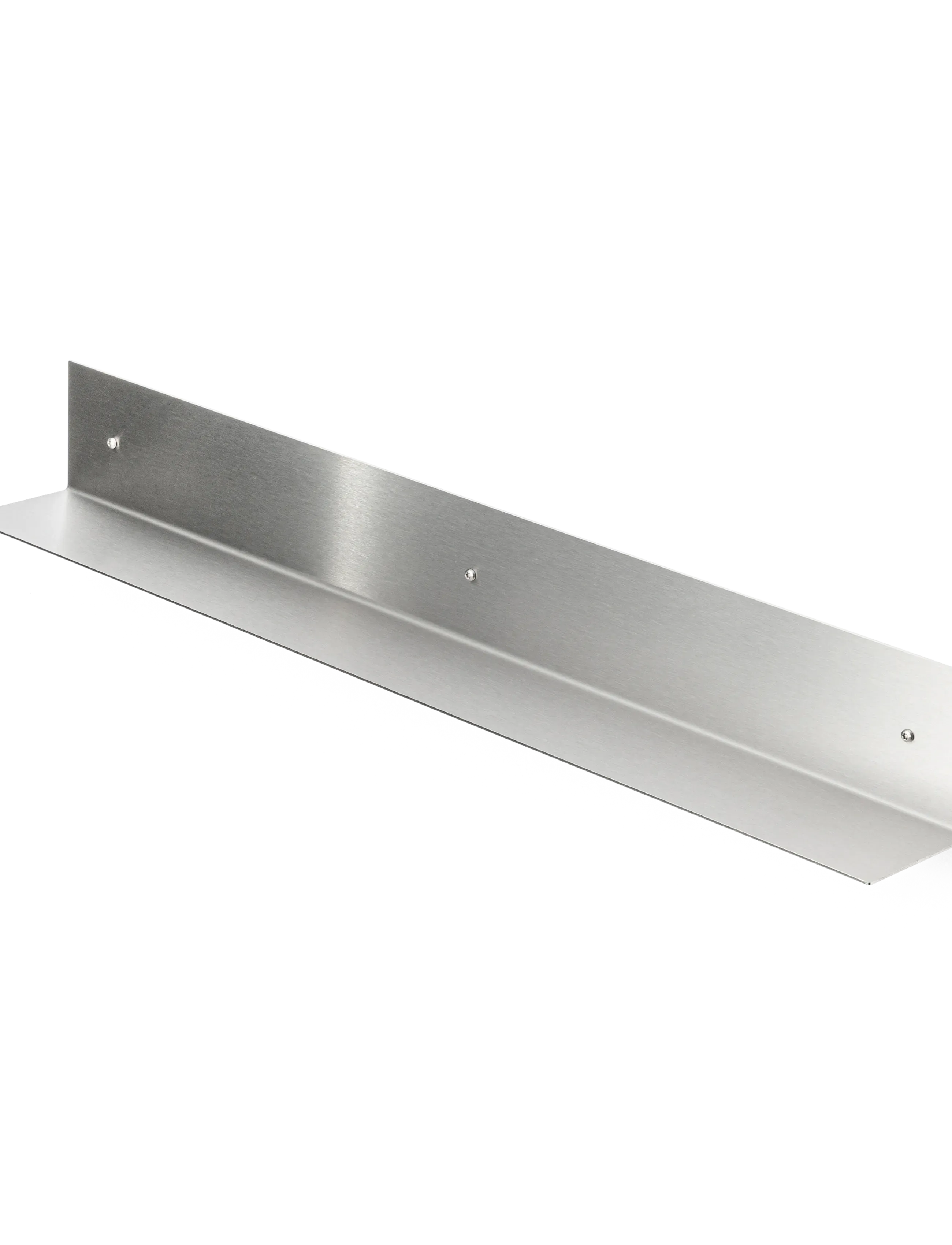 Nichba Design Shelf 80Cm Brushed Stainless, One Size, Bathroom Interior, Silber - Shelves, Homeware