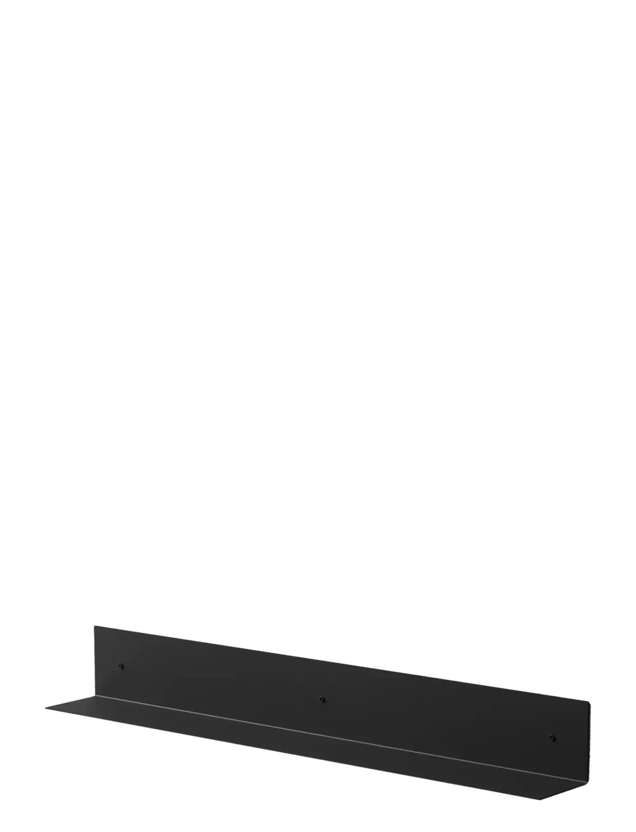 Nichba Design Shelf 80Cm Black, Bathroom Hylde, Sort, Str: ONE SIZE