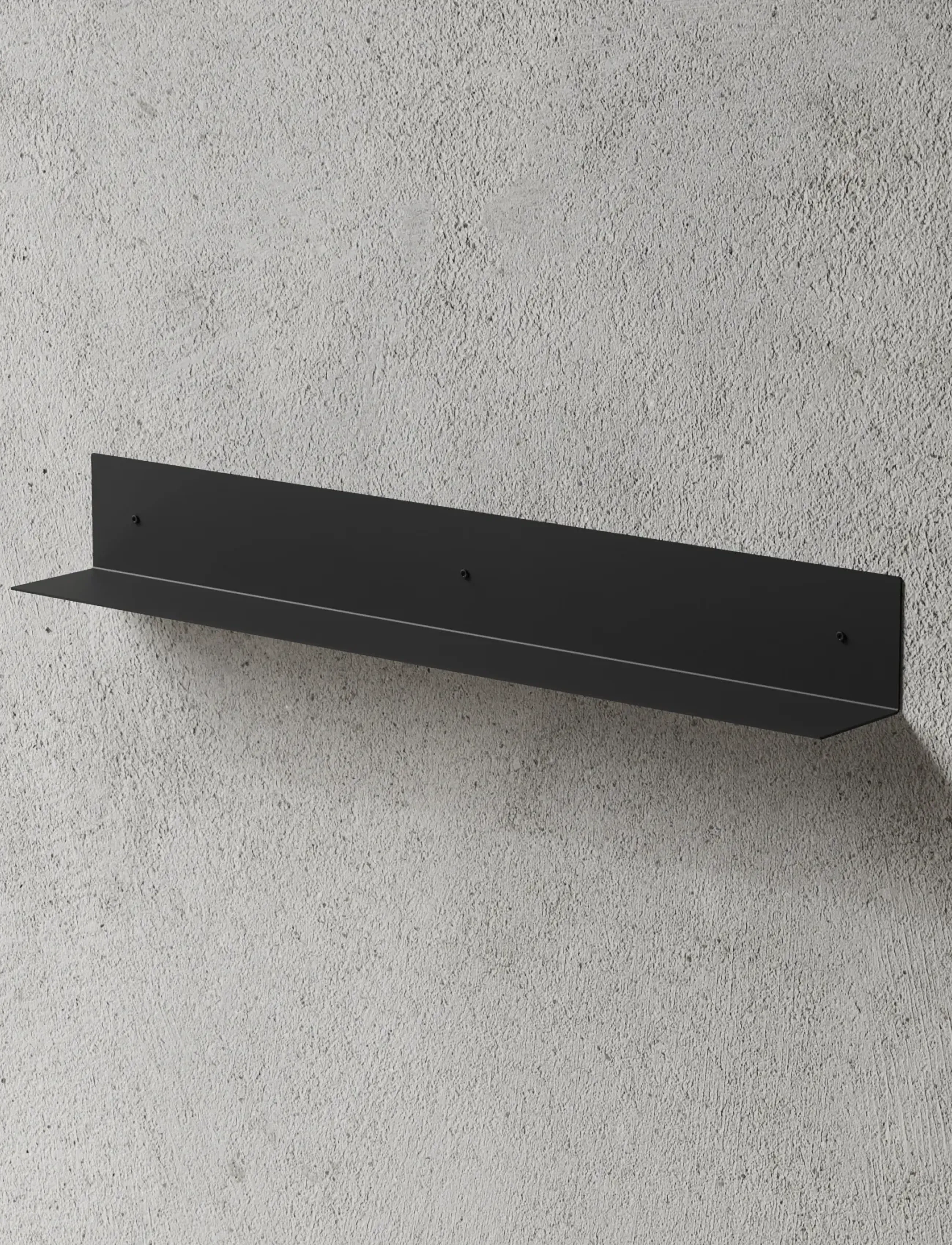 Nichba Design Shelf 80Cm Black, One Size, Bathroom Interior, Schwarz - Shelves, Homeware