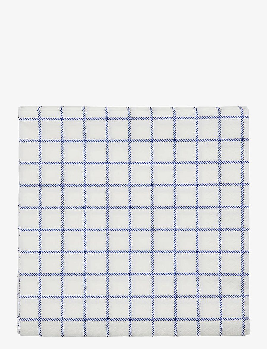 Nicolas Vahé - Napkins, NVCheck, Blue - blue - 0