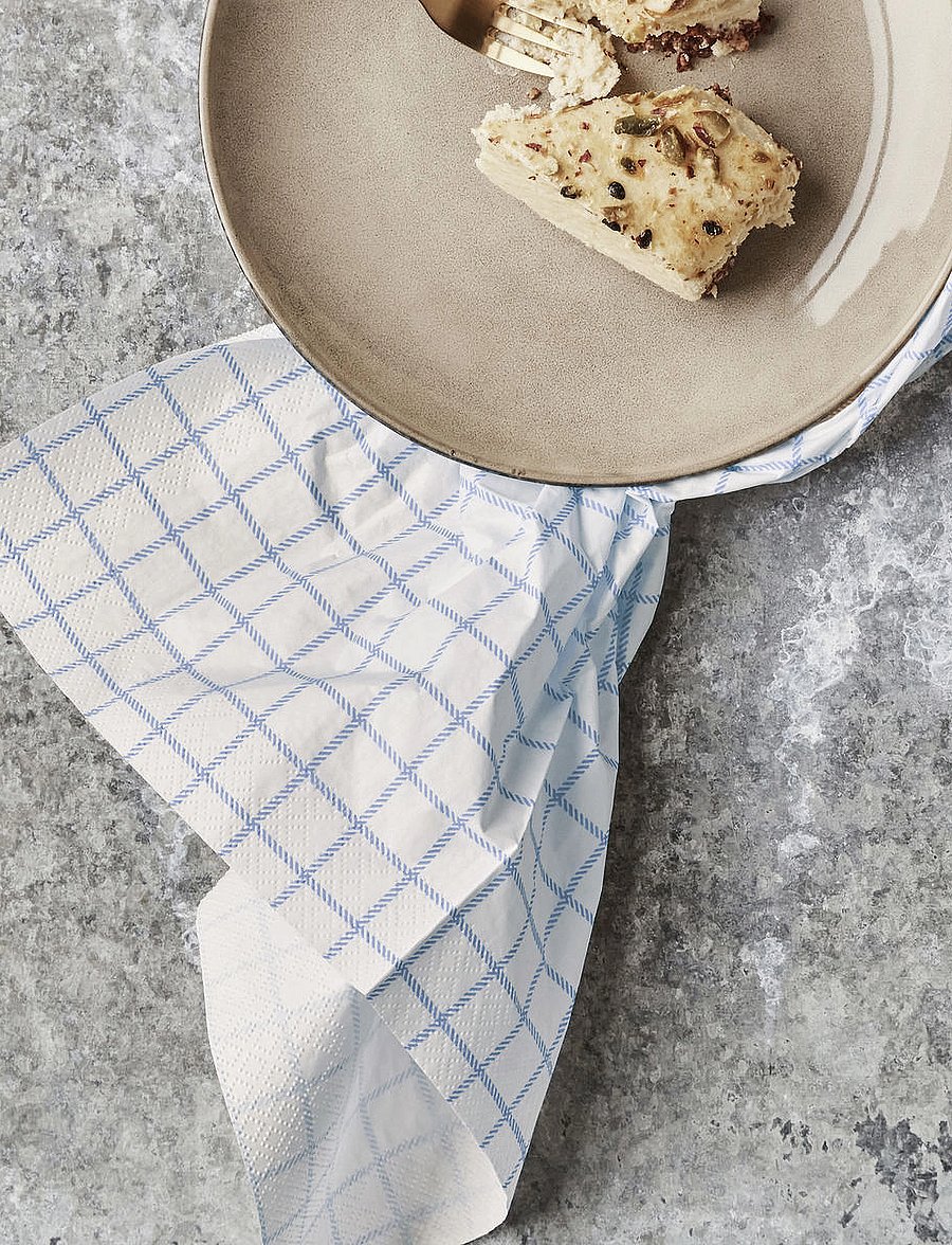 Nicolas Vahé - Napkins, NVCheck, Blue - blue - 4