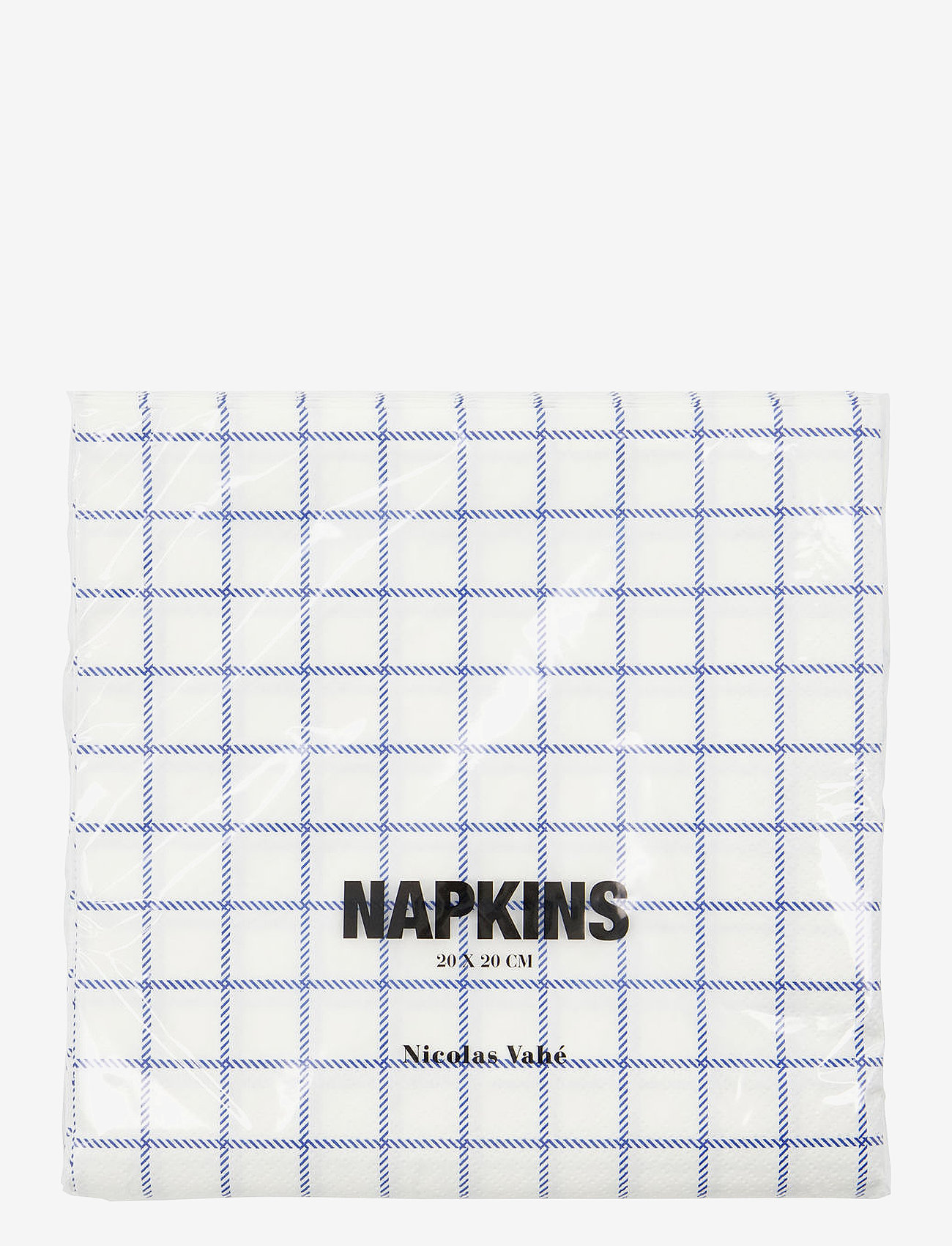 Nicolas Vahé - Napkins, NVCheck, Blue - blue - 3