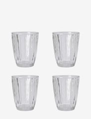 Water glass, Groove, Clear - CLEAR