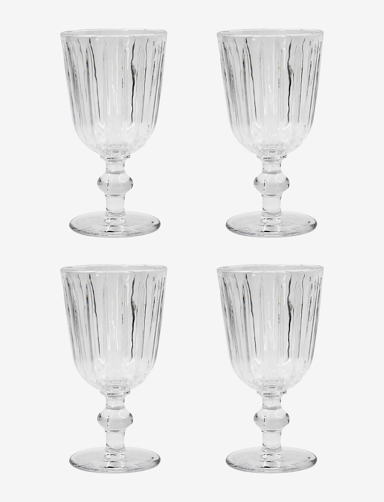 Nicolas Vahé - Wine glass, Groove, Clear - mažiausios kainos - clear - 0