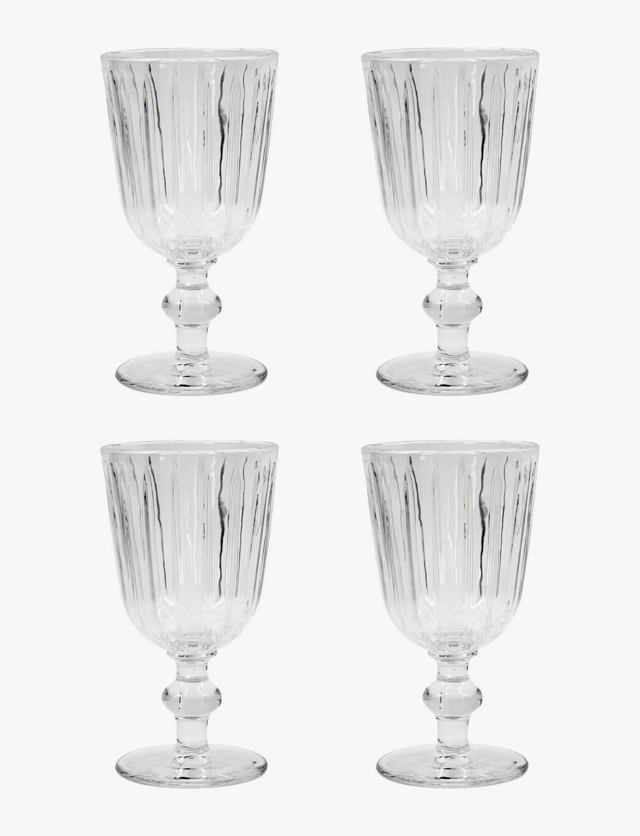 Nicolas Vahé - Wine glass, Groove, Clear - clear - 0