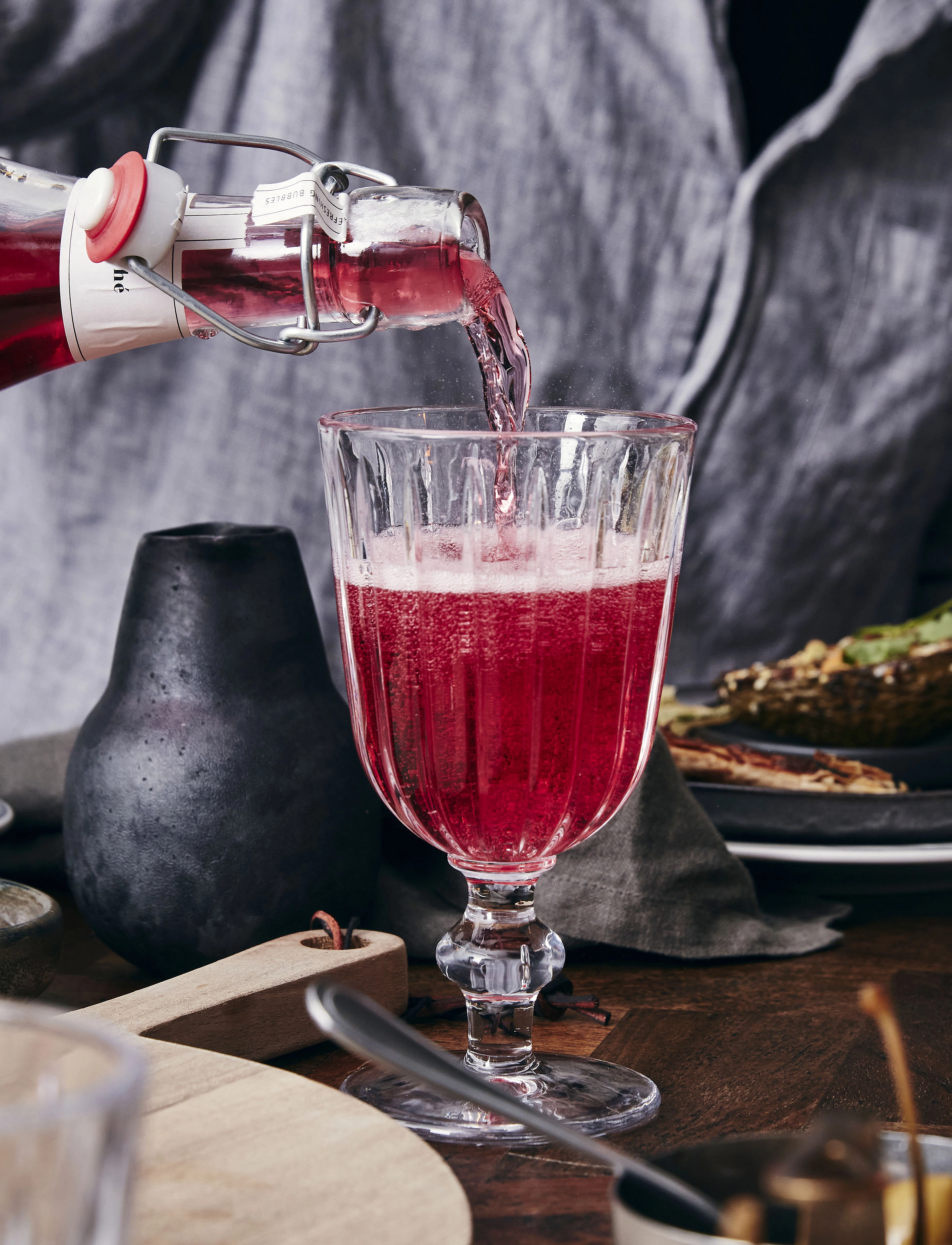 Nicolas Vahé - Wine glass, Groove, Clear - clear - 1