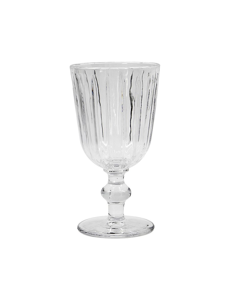 Nicolas Vahé - Wine glass, Groove, Clear - clear - 3