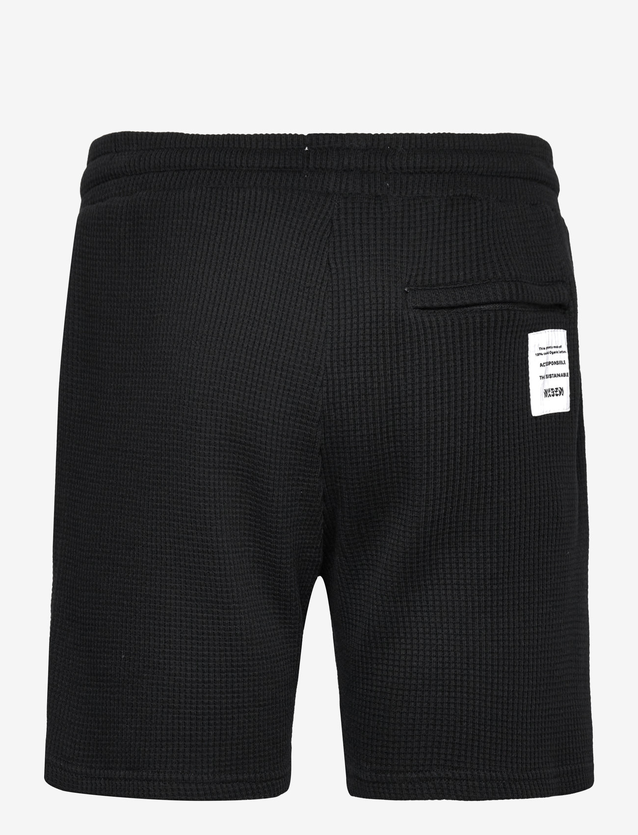 Nikben - WAFFLE NERO SHORTS - lühikesed dressipüksid - black - 1