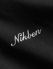 Nikben - NB HALF MOON HOODIE BLACK - hoodies - washed-black - 4