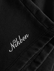 Nikben - NB HALF MOON SHORTS BLACK - sweat shorts - washed-black - 4