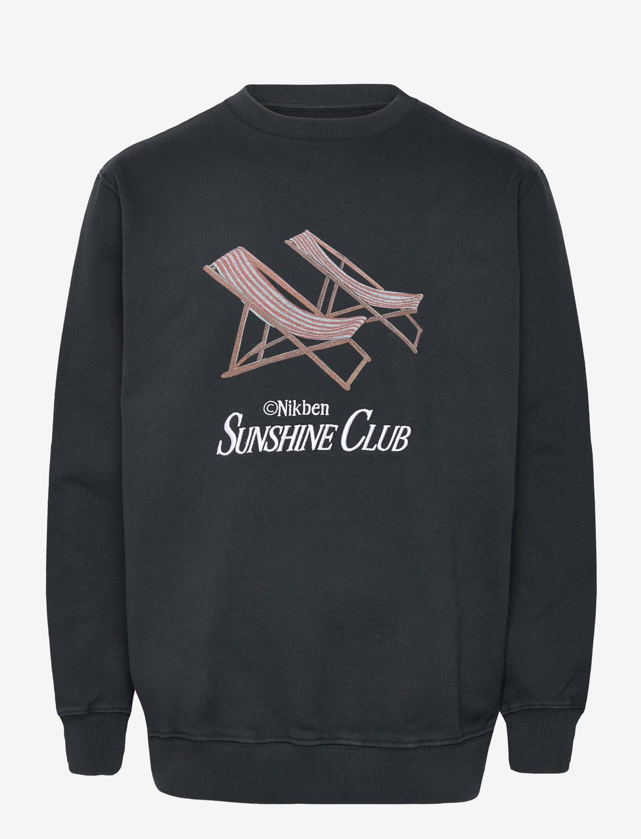 Nikben - NB SUN LOUNGER CREW JET BLACK - jet black - 0