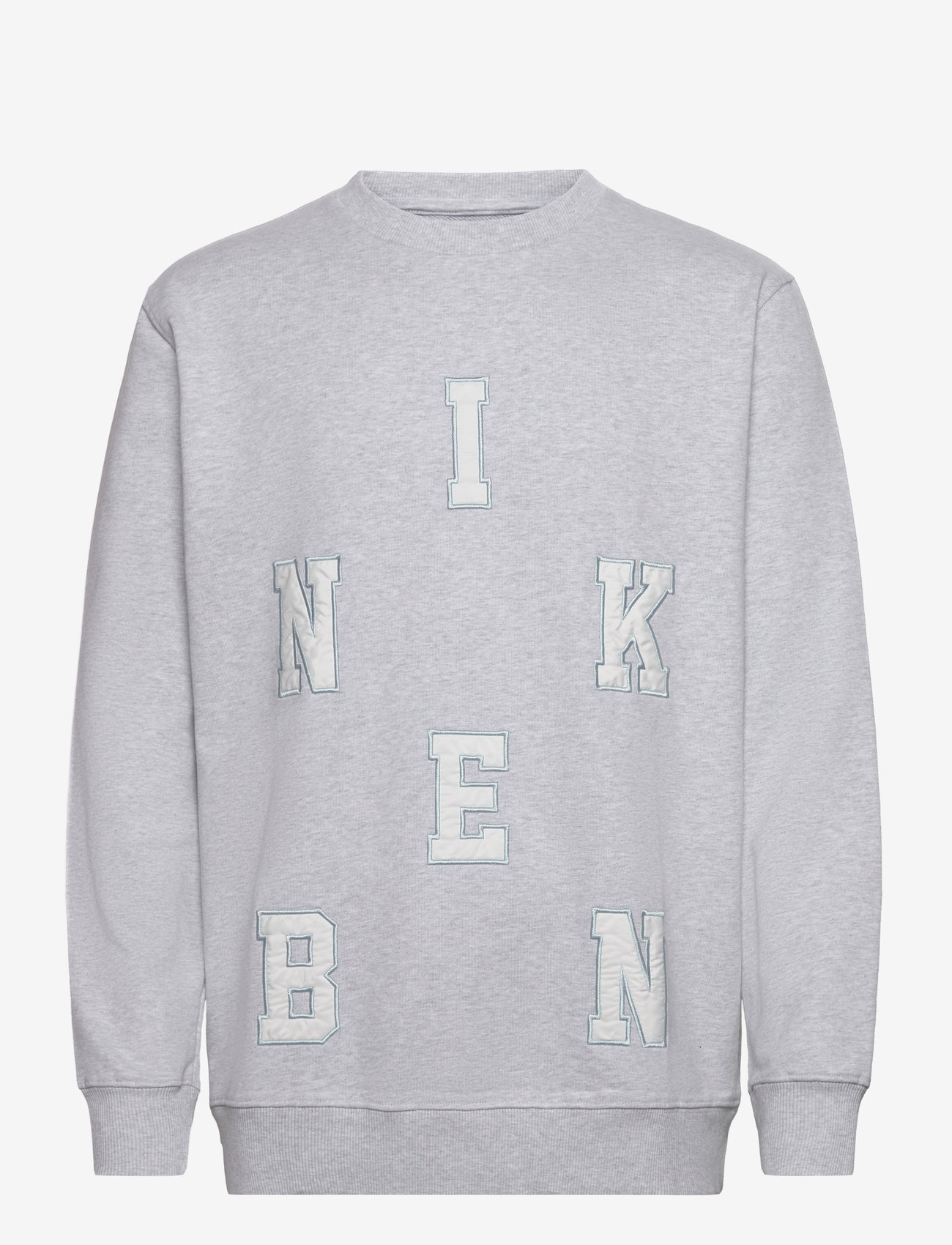 Nikben - NB ABC CREW GREY MELANGE - dressipluusid - grey melange - 0