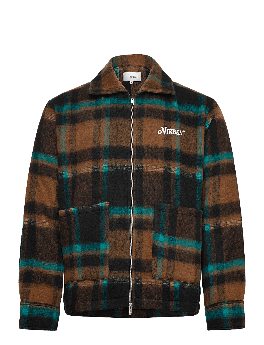 Nikben - RODEO LUMBER JACKET FROST - forårsjakker - multicolored - 0