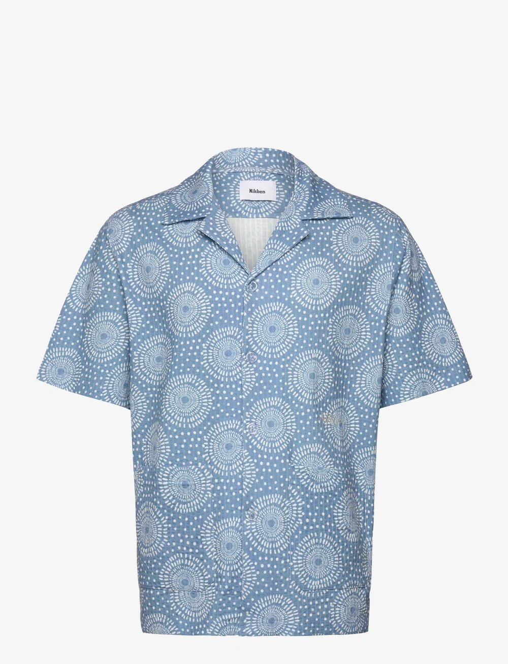 Nikben - PRAHINA SHIRT - kurzarmhemden - blue - 0