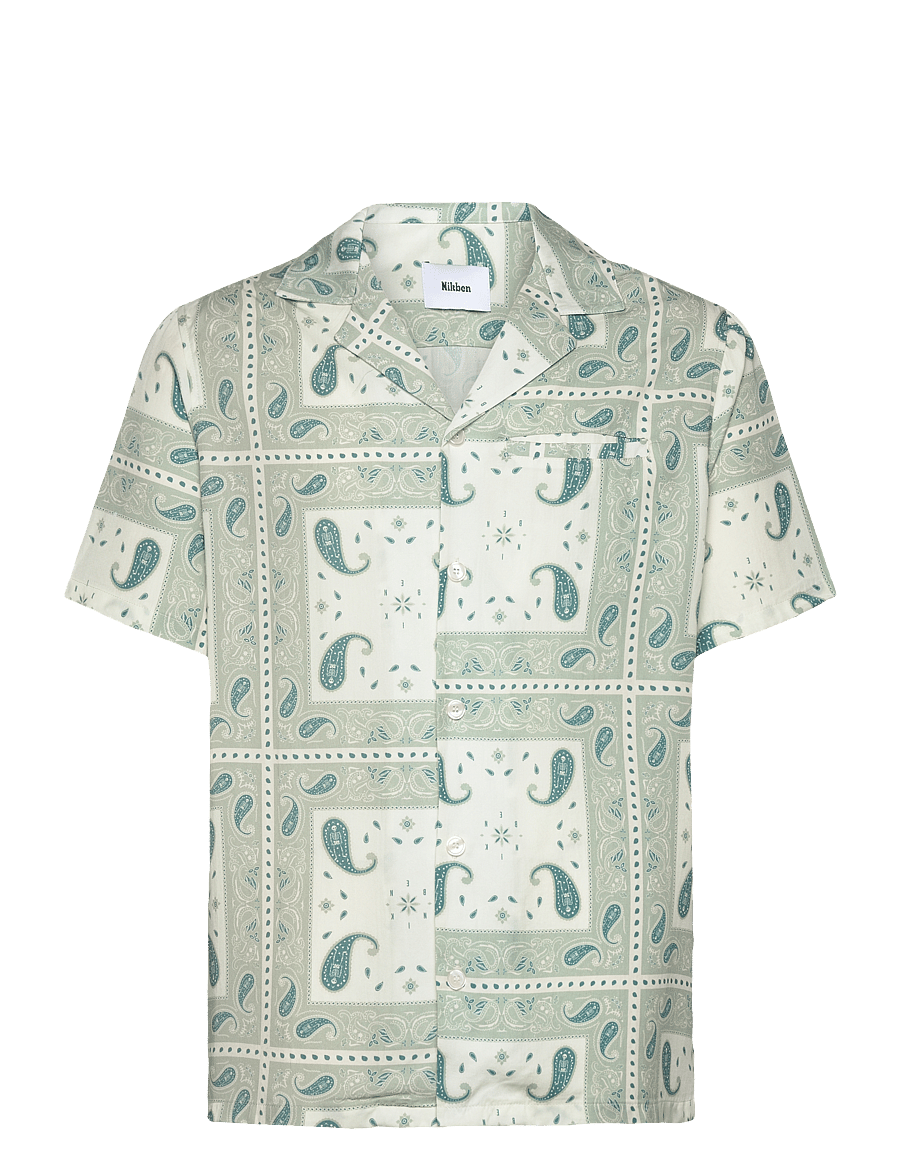 Nikben - EL PINO TRES - lühikeste varrukatega särgid - vintage pale yellow - 0