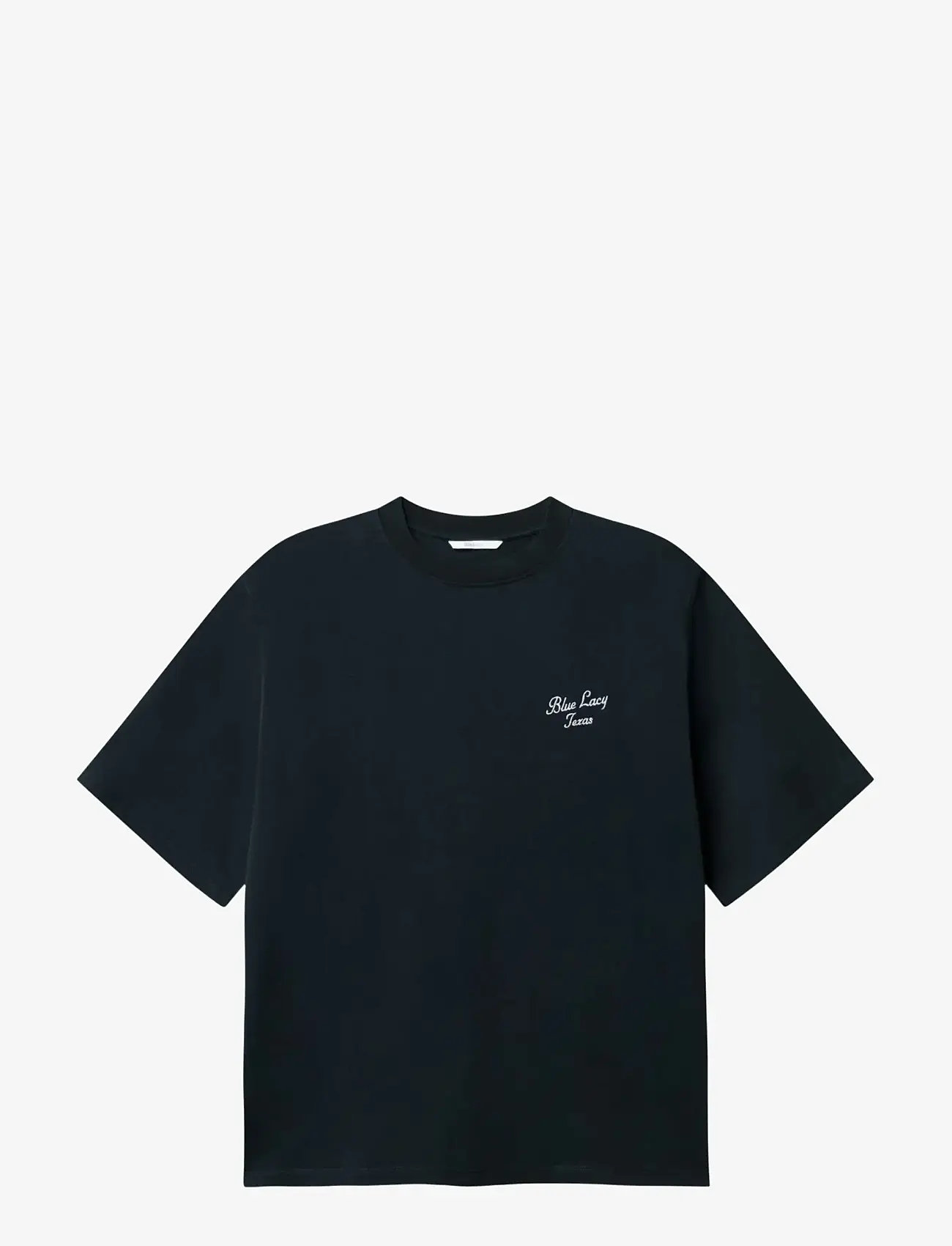 Nikben - BLUE LACY TEE - herbstliche kleidung - vintage black - 0