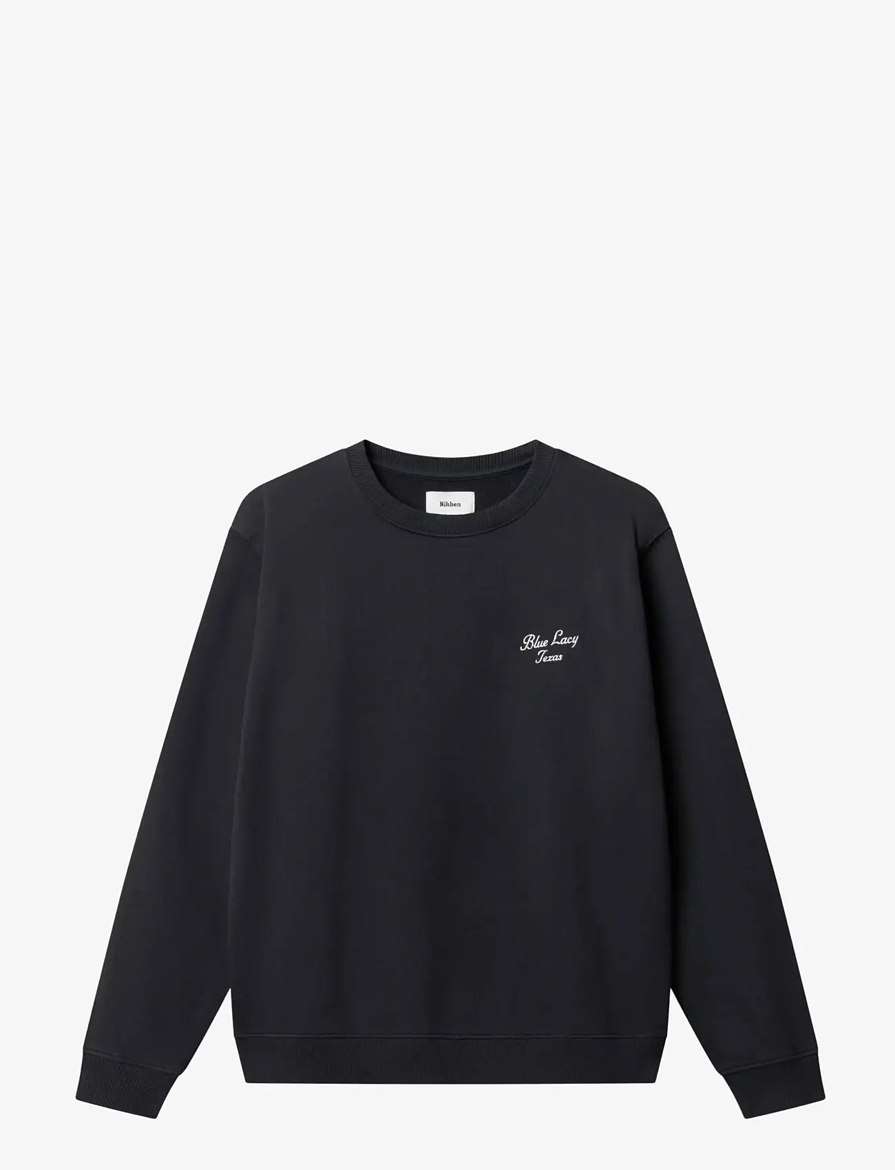 Nikben - BLUE LACY CREW - dressipluusid - vintage black - 0