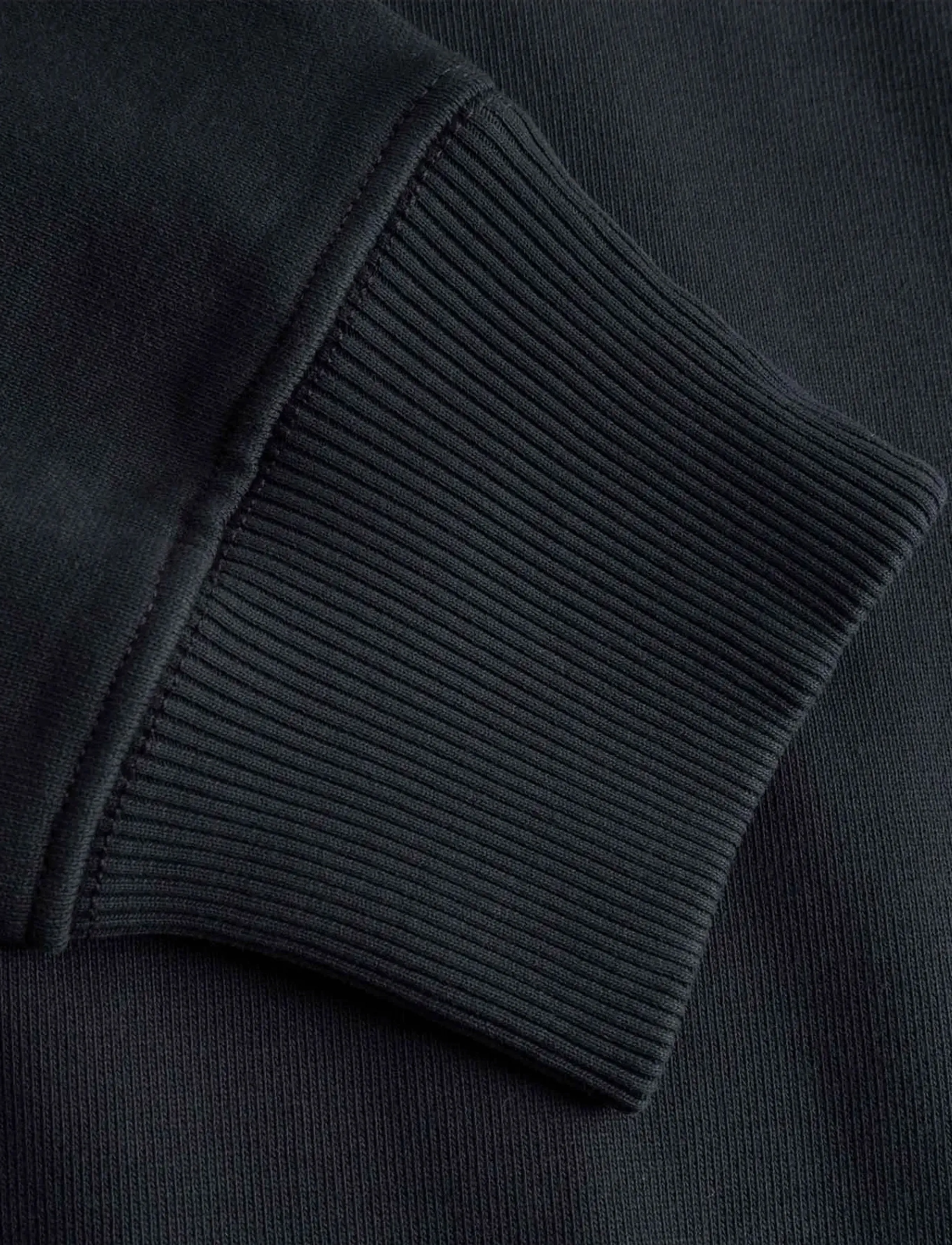 Nikben - BLUE LACY CREW - sportiska stila džemperi - vintage black - 3