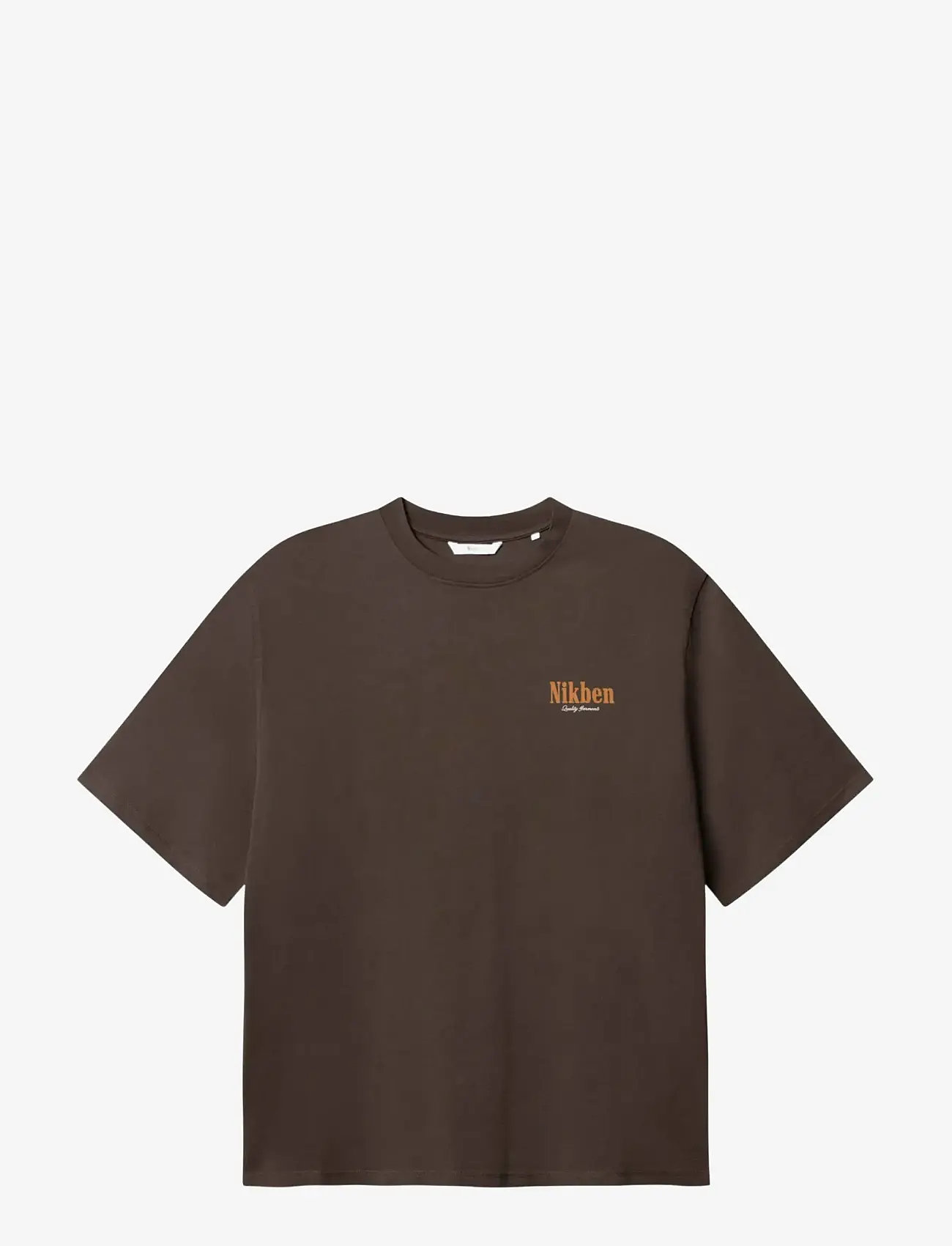 Nikben - HERMANO TEE - kortärmade t-shirts - vintage brown - 0