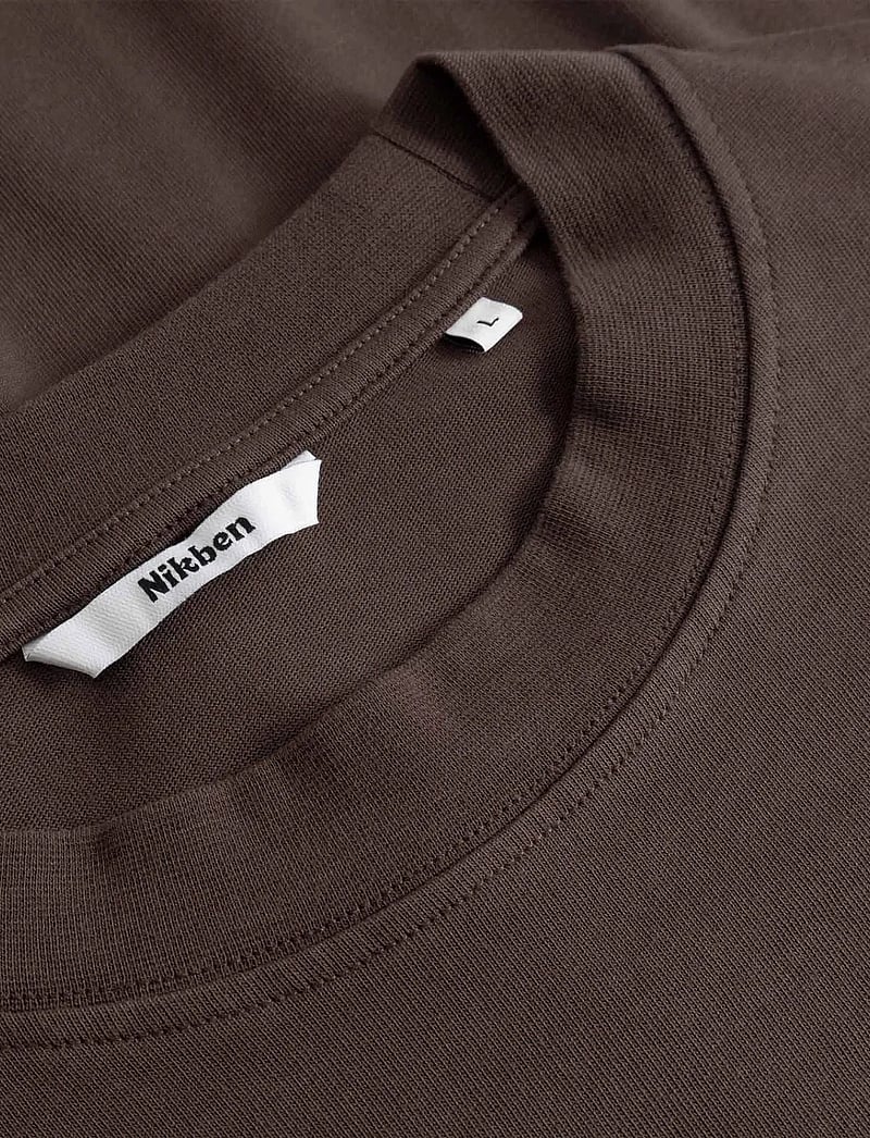 Nikben - HERMANO TEE - kortärmade t-shirts - vintage brown - 2