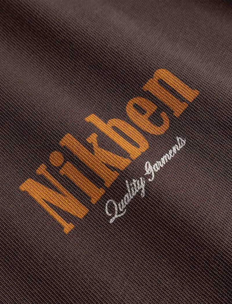 Nikben - HERMANO TEE - kortärmade t-shirts - vintage brown - 3