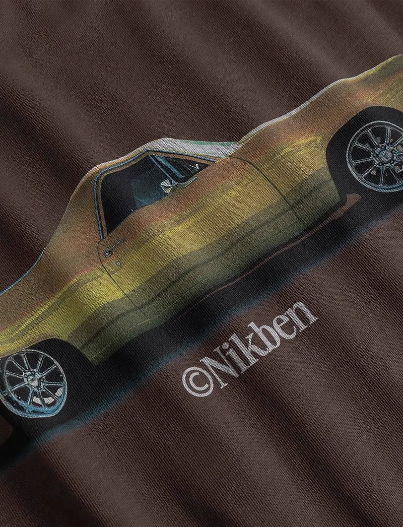 Nikben - HERMANO TEE - kortärmade t-shirts - vintage brown - 4