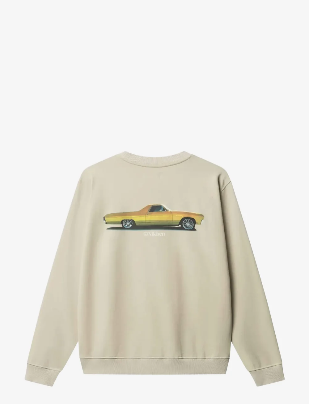 Nikben - HERMANO CREW - kleidung - aged gray - 1