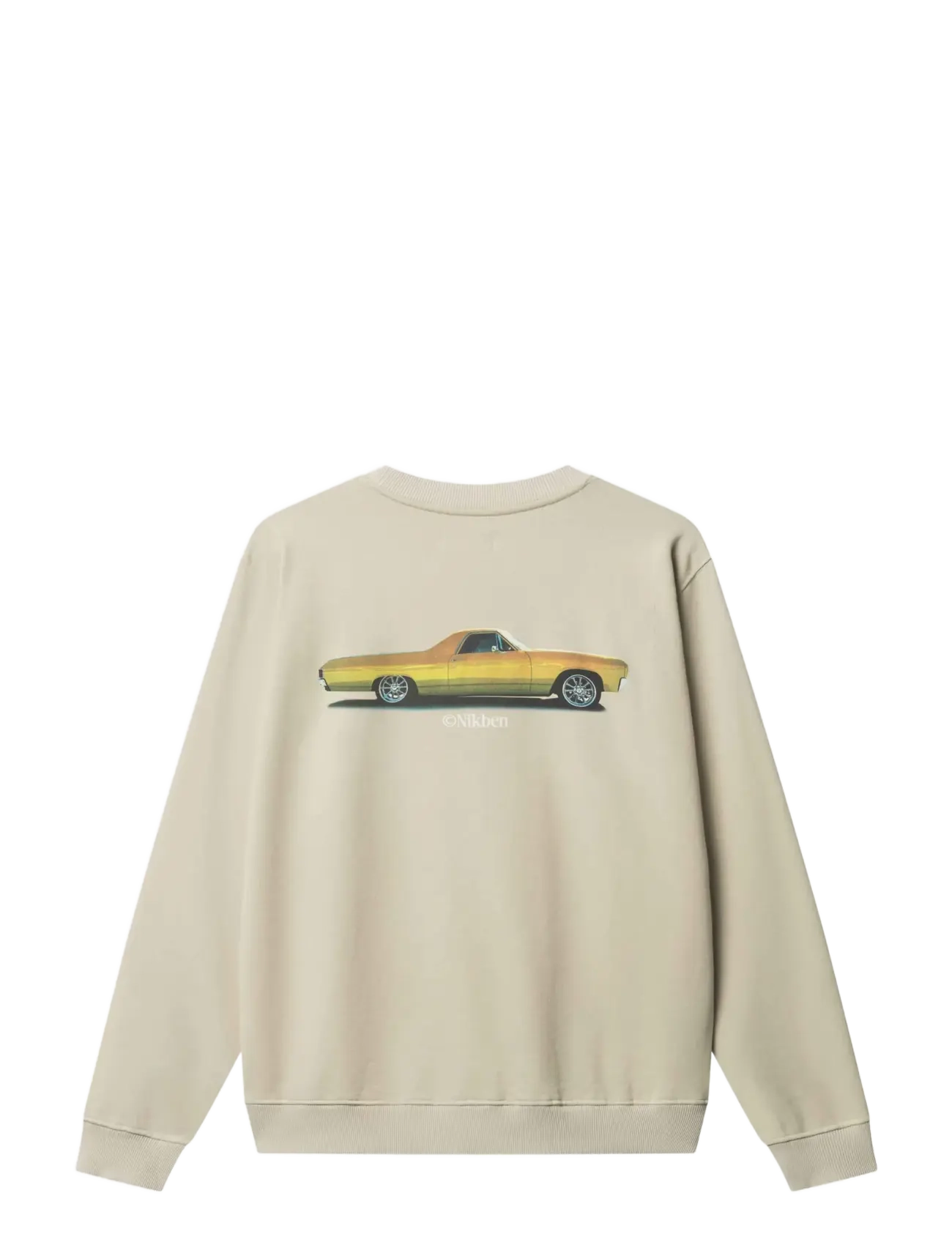 Nikben - HERMANO CREW - sweatshirts - aged gray - 1