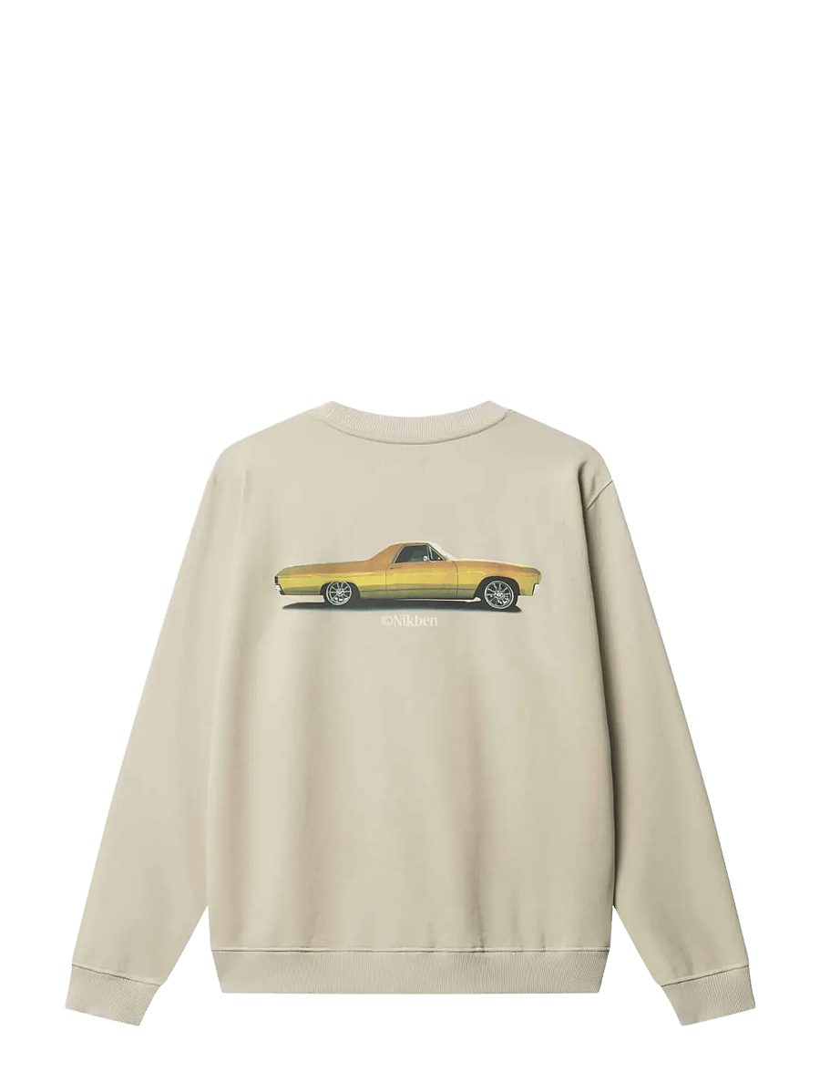 Nikben - HERMANO CREW - sweatshirts - aged gray - 1