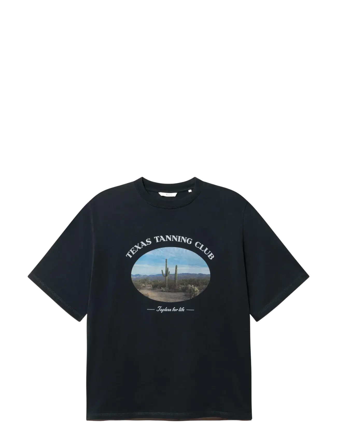 Nikben TEXAS CLUB TEE - Nikben - VINTAGE BLACK / black
