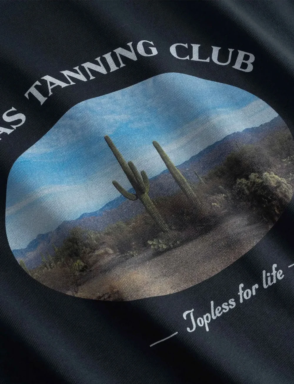 Nikben - TEXAS CLUB TEE - kurzärmelig - vintage black - 3