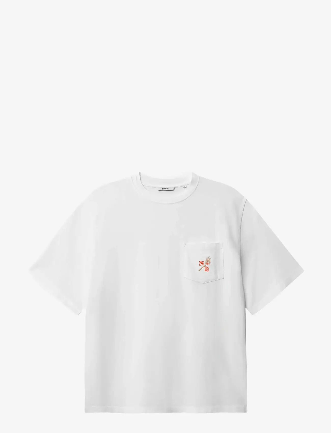 Nikben - MAN TEE OFF WHITE - kortærmede t-shirts - aged white - 0