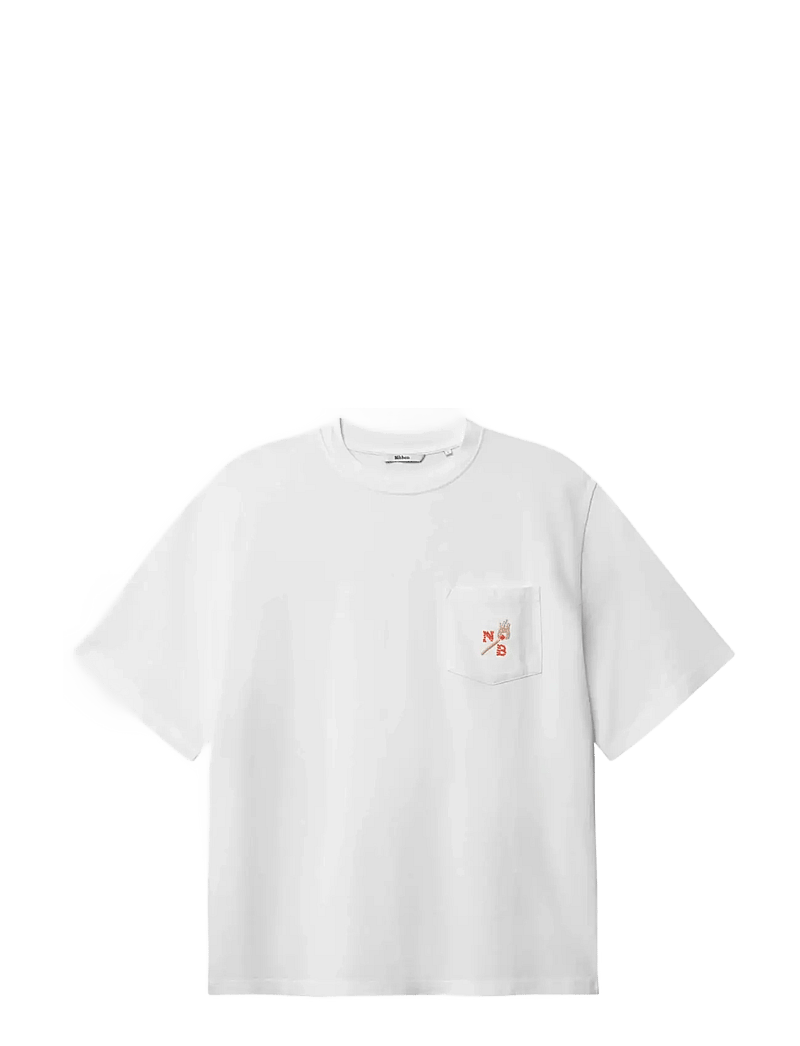 Nikben - MAN TEE OFF WHITE - kortärmade t-shirts - aged white - 0