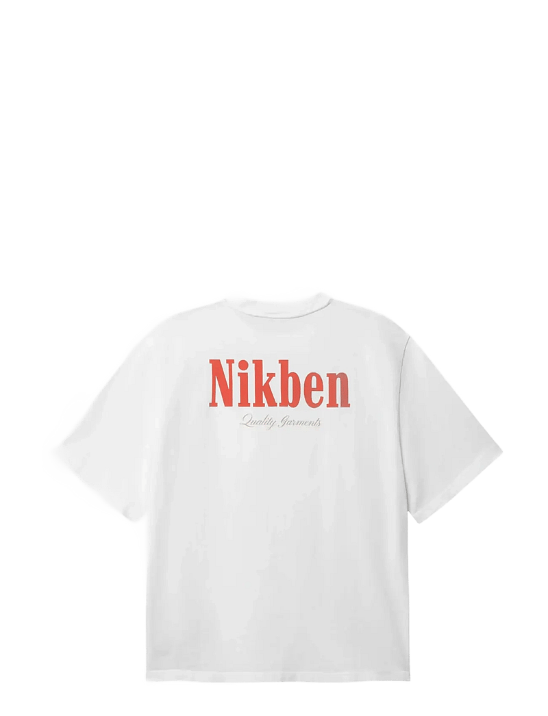 Nikben - MAN TEE OFF WHITE - kortärmade t-shirts - aged white - 1