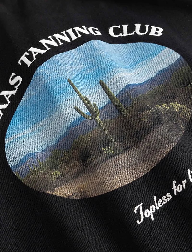 Nikben - TEXAS TANNING CLUB SHIRT BLK - overshirts - aged black - 4