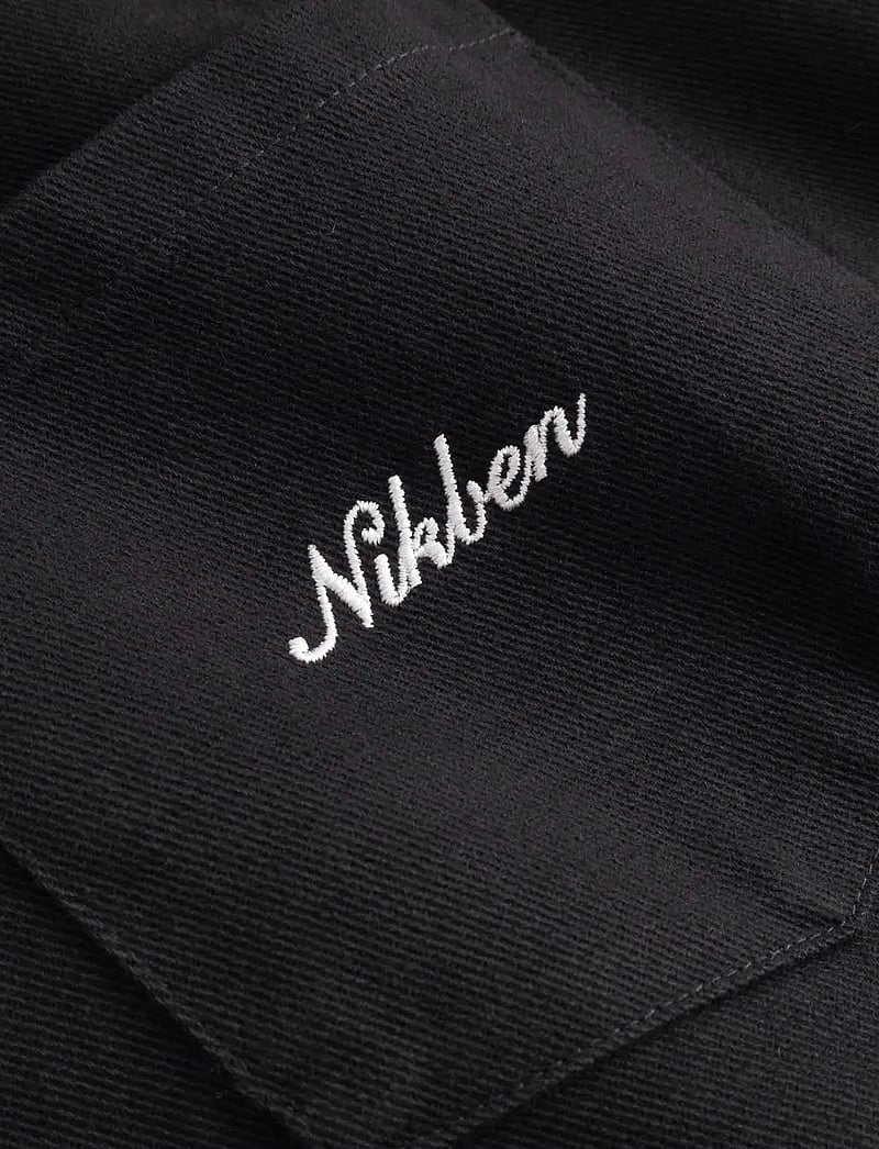 Nikben - TEXAS TANNING CLUB SHIRT BLK - overshirts - aged black - 5