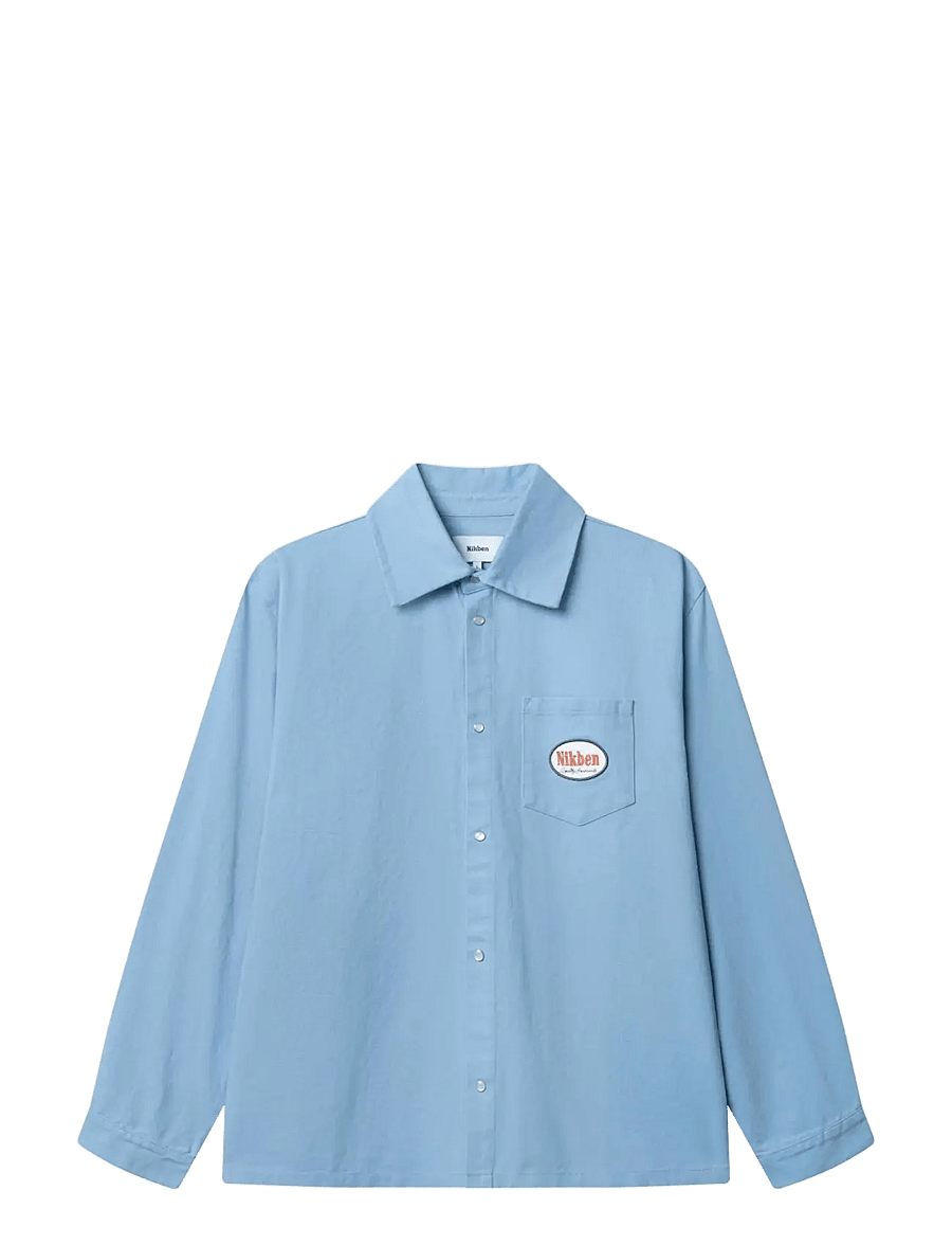 Nikben - SERVICE SHIRT - overshirts - work blue - 0