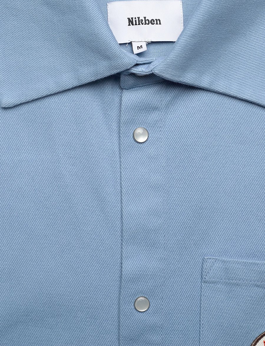 Nikben - SERVICE SHIRT - overshirts - work blue - 2