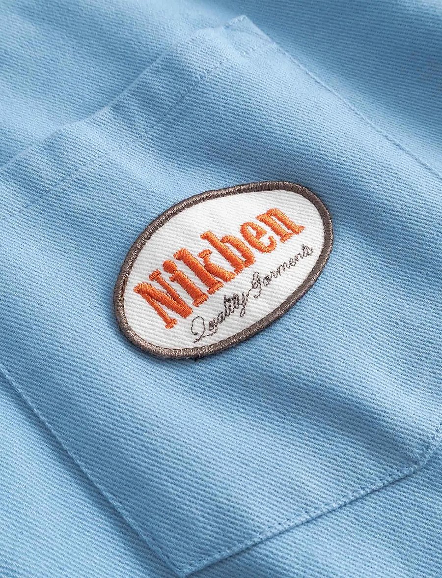Nikben - SERVICE SHIRT - overshirts - work blue - 5