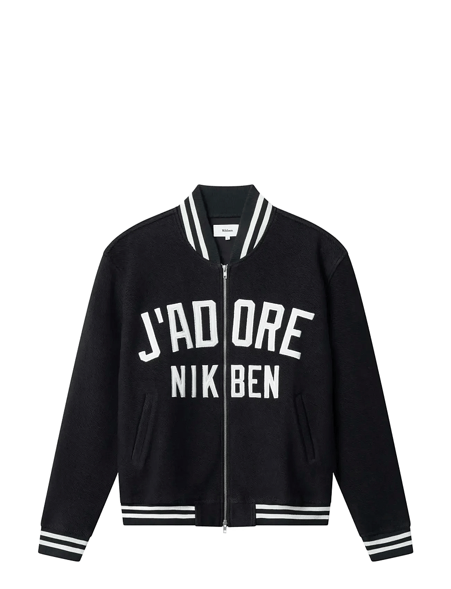 Nikben - J'ADORE TEXAS BOMBER BLK - „bomber“ stiliaus striukės - black - 0