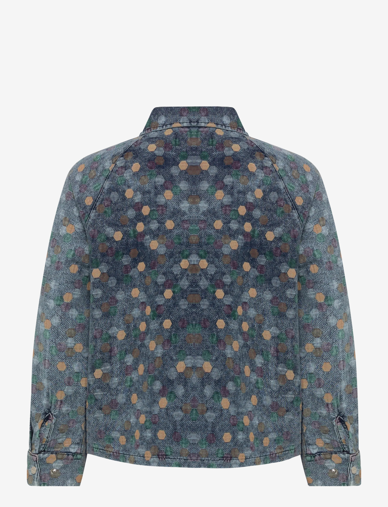 Nikben - PATCH JACQUARD JACKET - jeansjacken - denim - 1