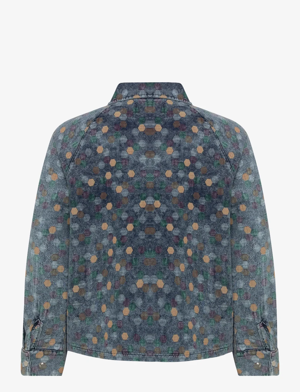 Nikben - PATCH JACQUARD JACKET - uforede denimjakker - denim - 1