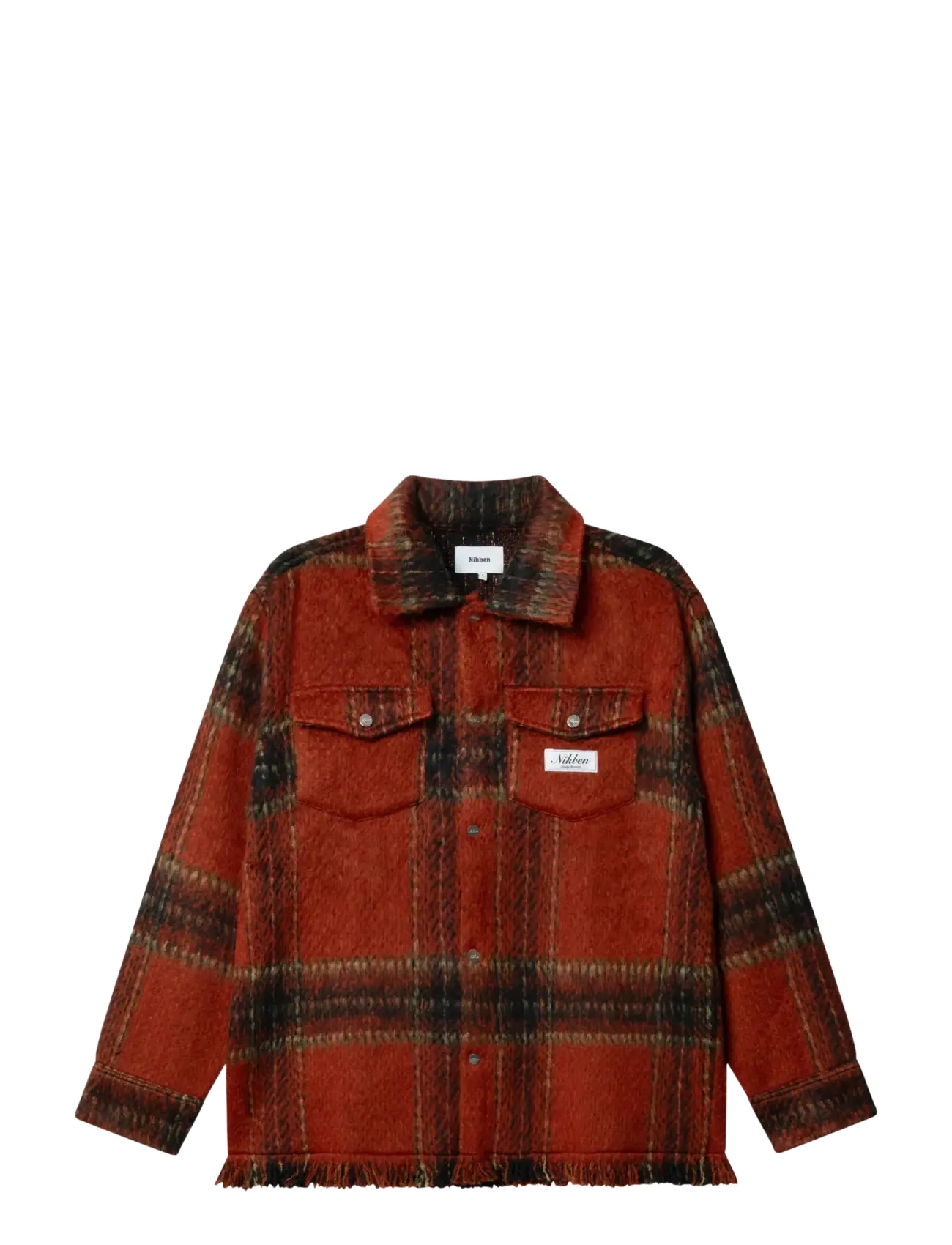 Nikben Aelindio Shirt, M, Designer, Rot - Overshirts, Männerswear