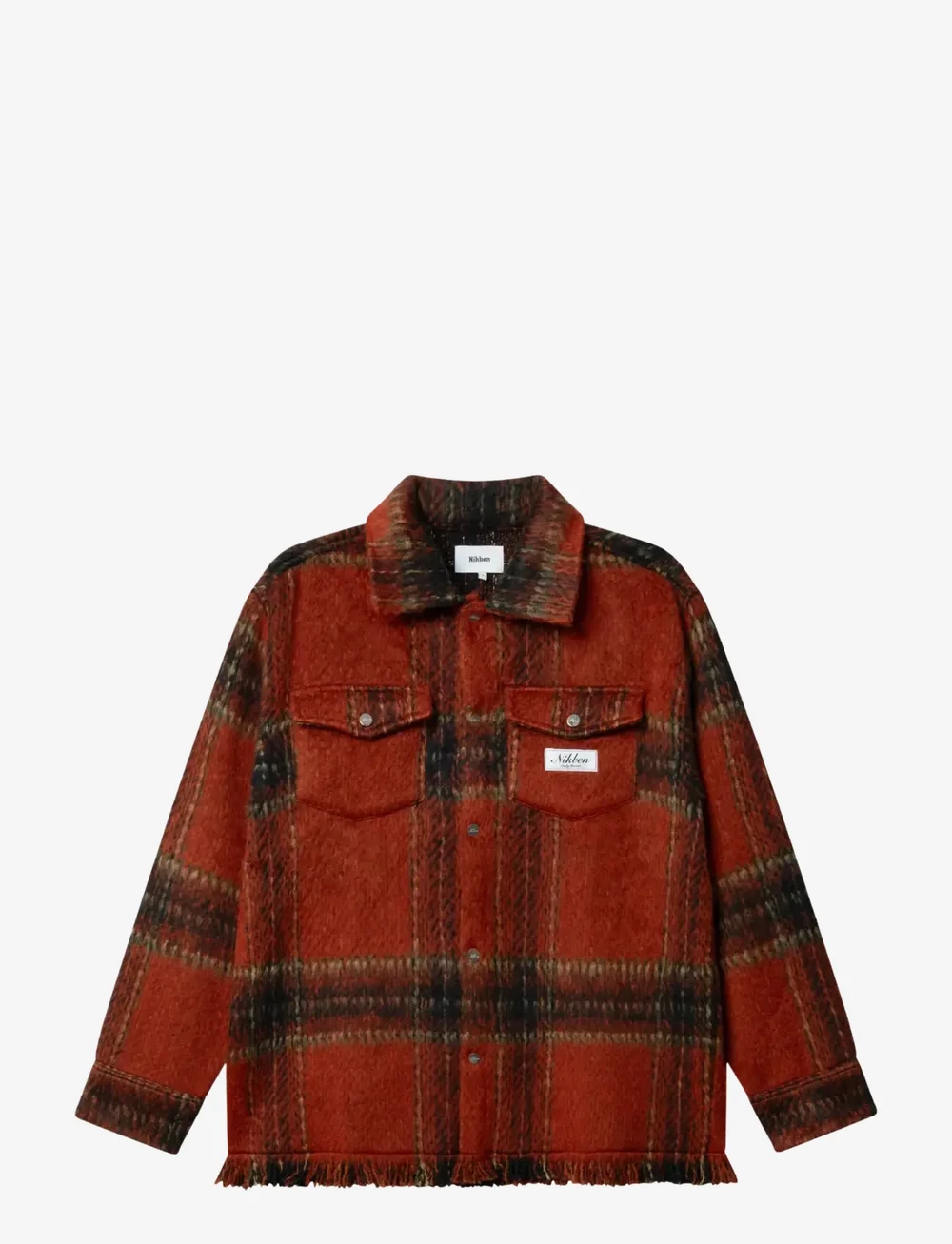 Nikben - AELINDIO SHIRT - rõivad - autumn red - 0