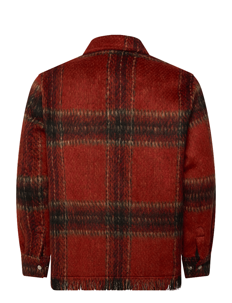 Nikben - AELINDIO SHIRT - overshirts - autumn red - 1