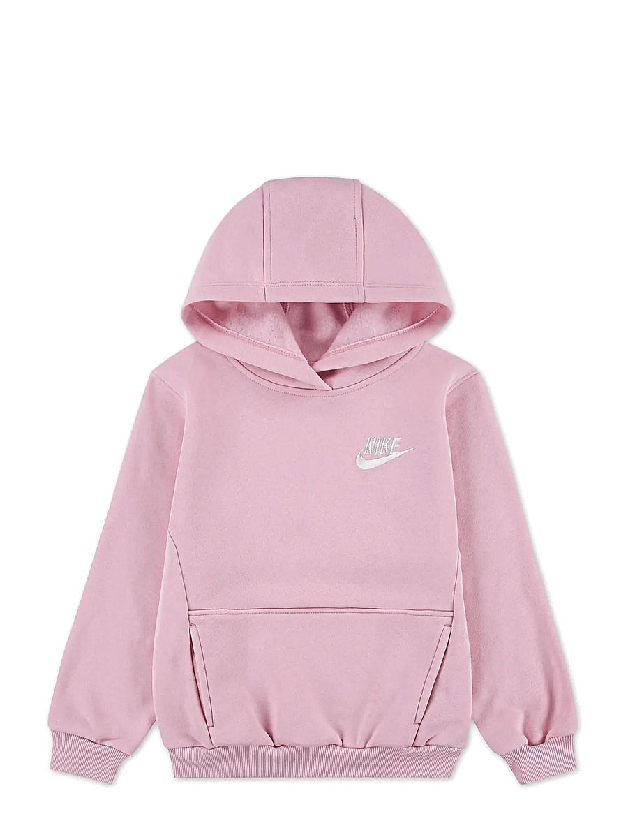 Nike - NKN N NSW CLUB FLEECE LBR PO - kapuzenpullover - medium soft pink - 0