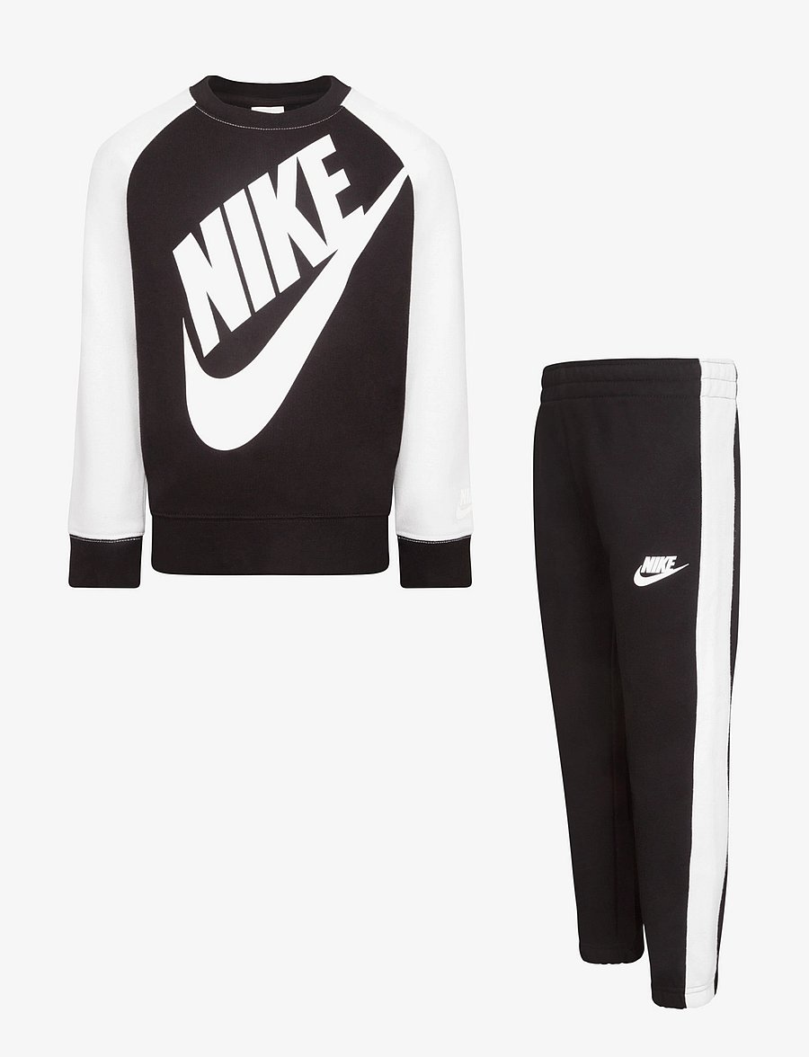 Nike - NKN OVERSIZED FUTURA CREW SET - dressikomplektid - black - 1