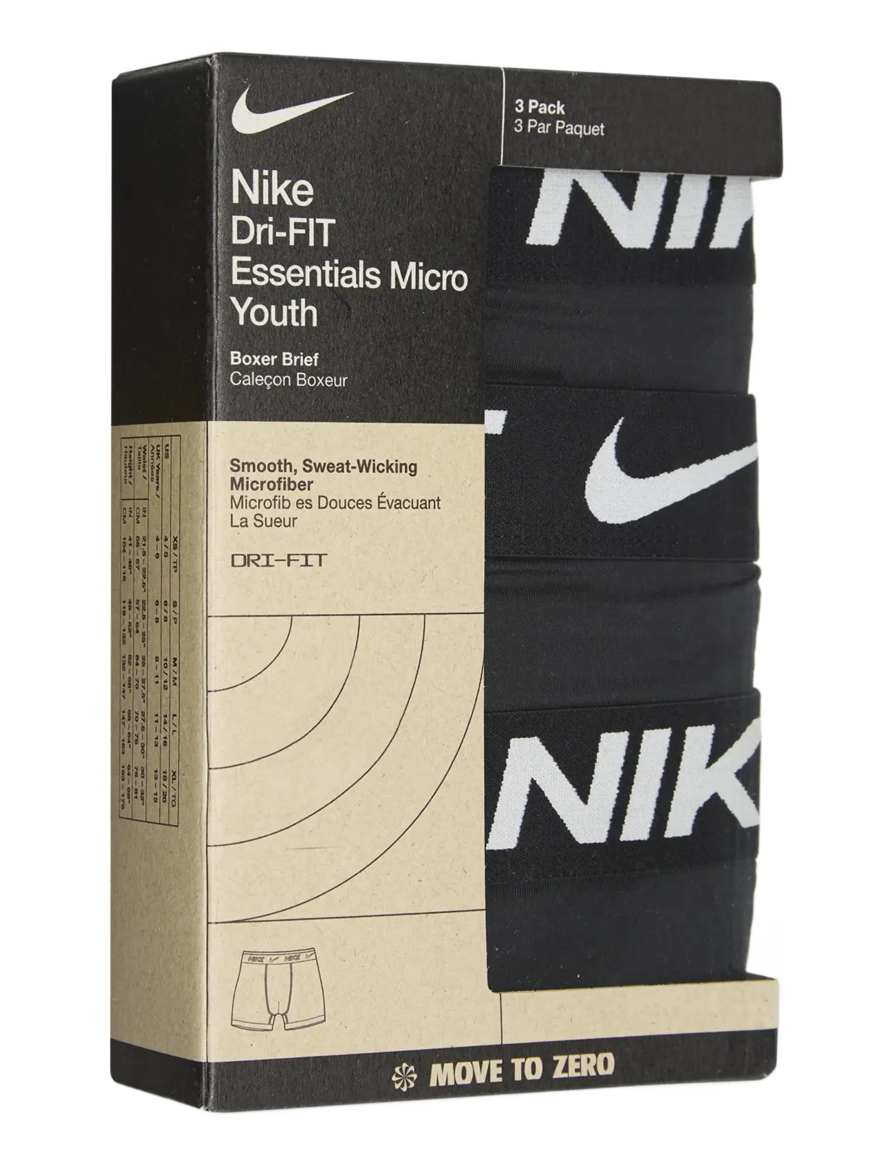 Nike - NHB NHB ESSENTIAL MICRO 3PK BR - aluspüksid - black - 2
